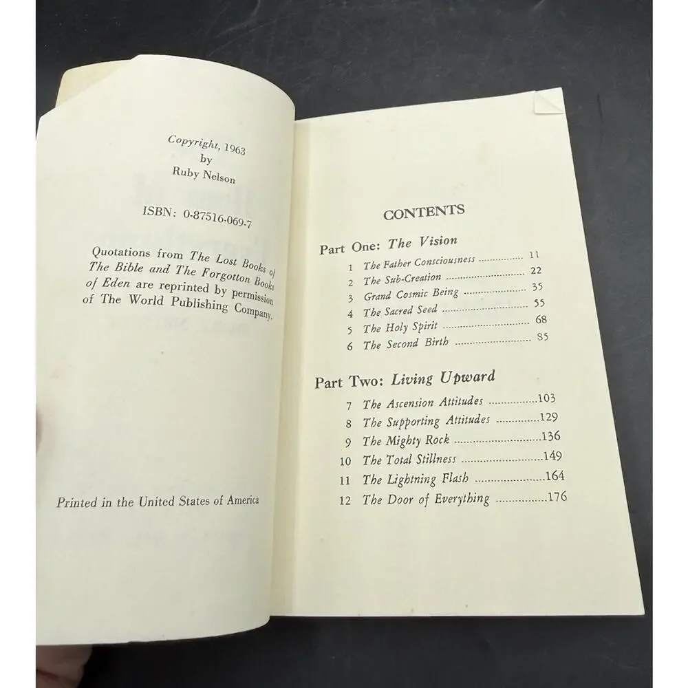 The Door Of Everything Ruby Nelson 1963 Small Rare Vintage Softcover